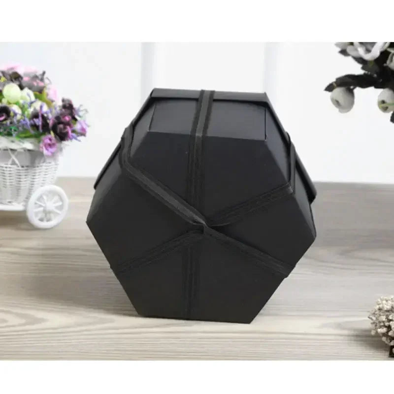 DIY Hexagonal Photo Album Box Scrapbook Lovely Surprise Explosion Couple Box Love Memory Anniversary Valentine'S Day Love Gift